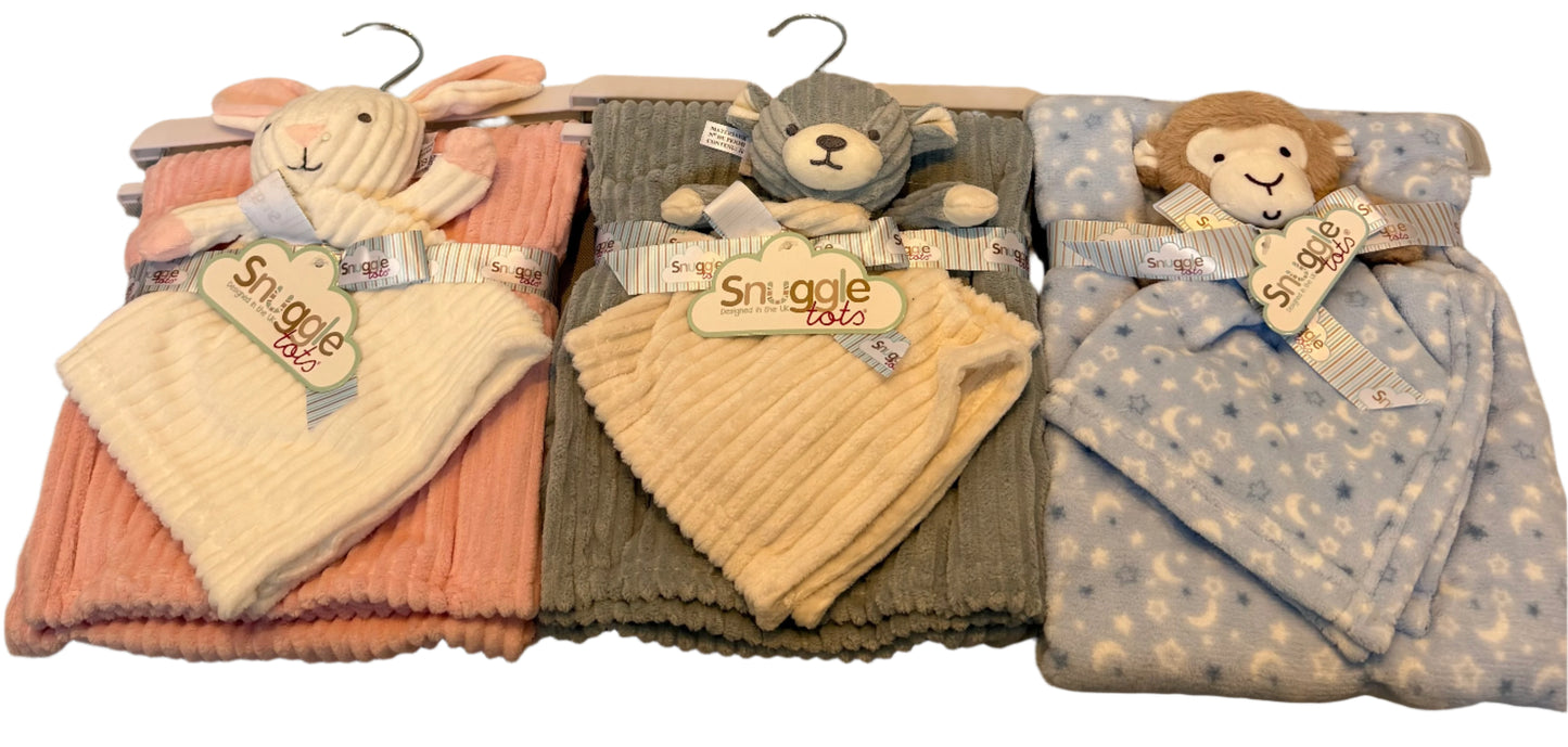 Personalised Baby Blanket and Comforter Set