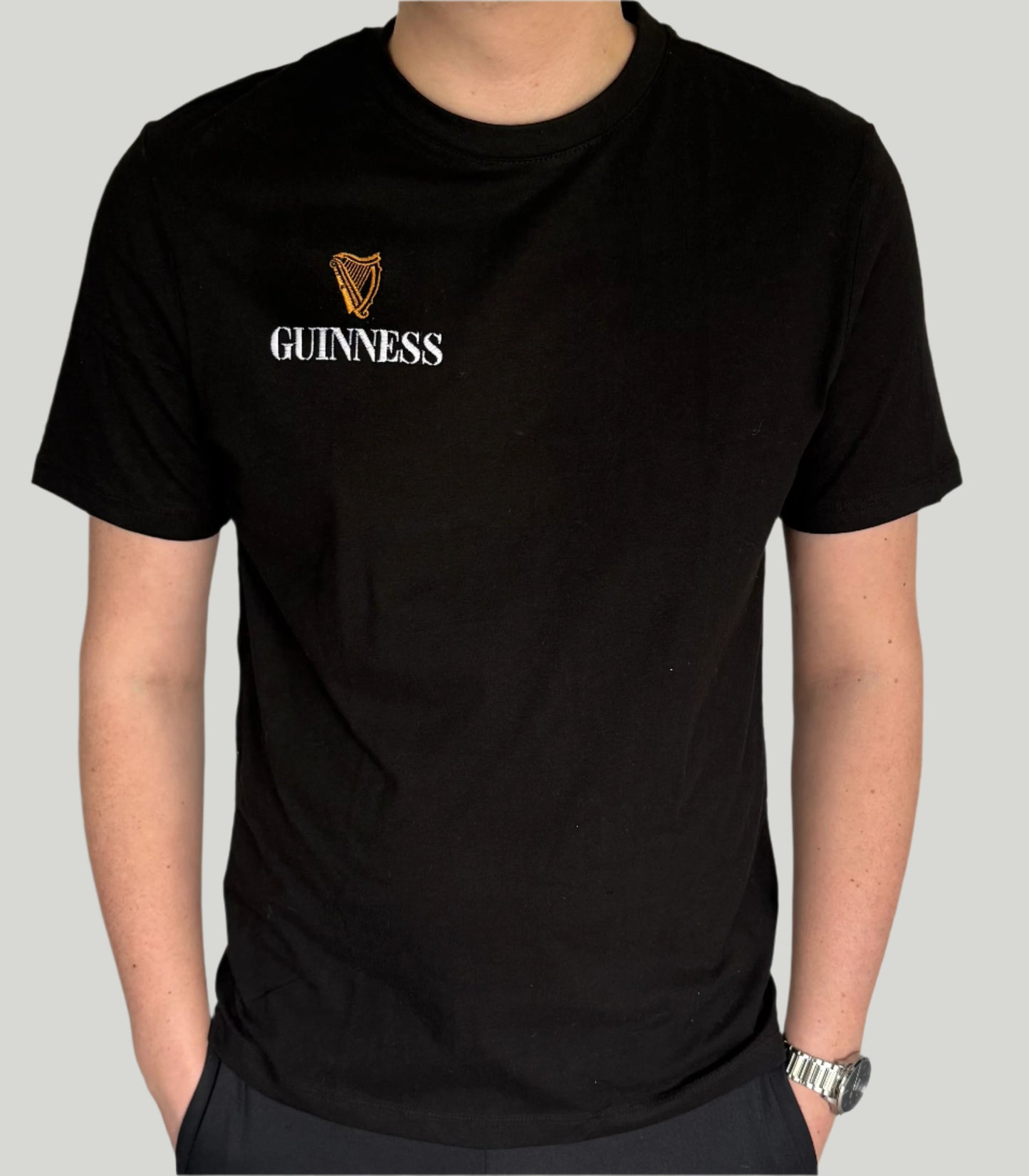 Embroidered Guinness Logo T-Shirt