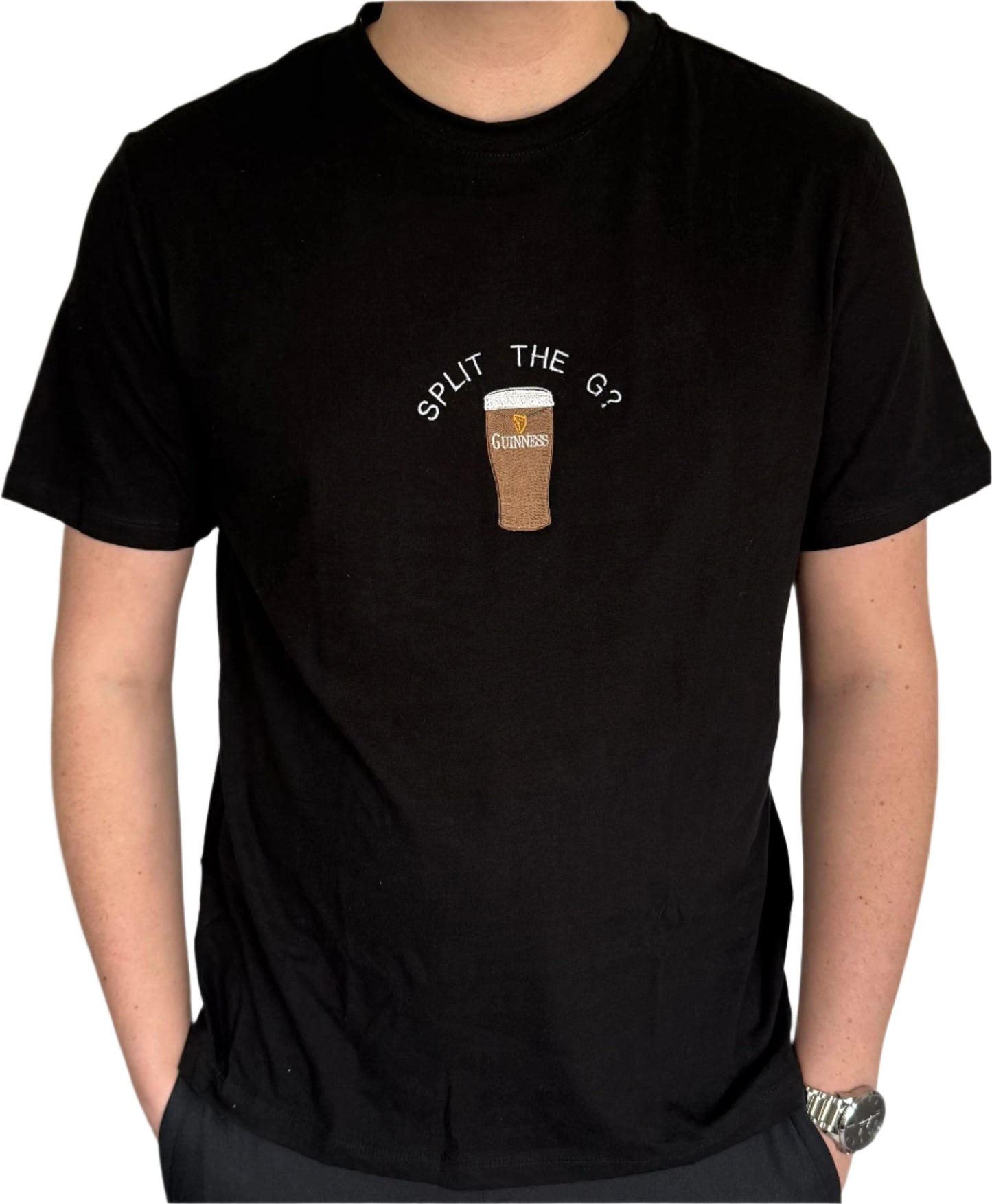 Embroidered Split The G? Guinness T-Shirt