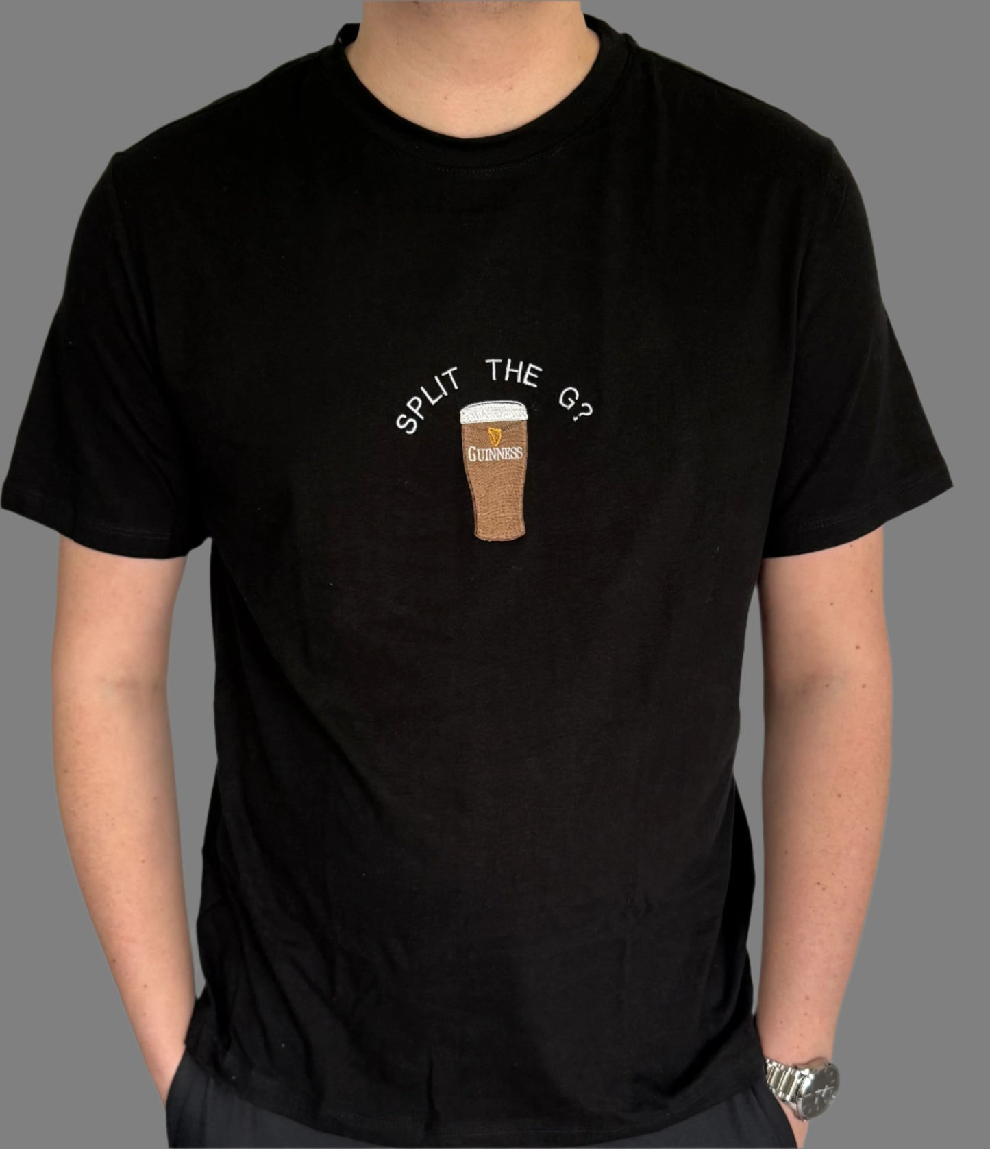 Embroidered Split The G? Guinness T-Shirt